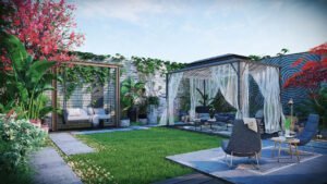 تصميم مظلات خارجية